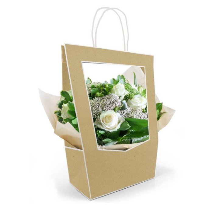 SHOPPER PORTAPIANTE MEDIO NATURALE 14X23X38